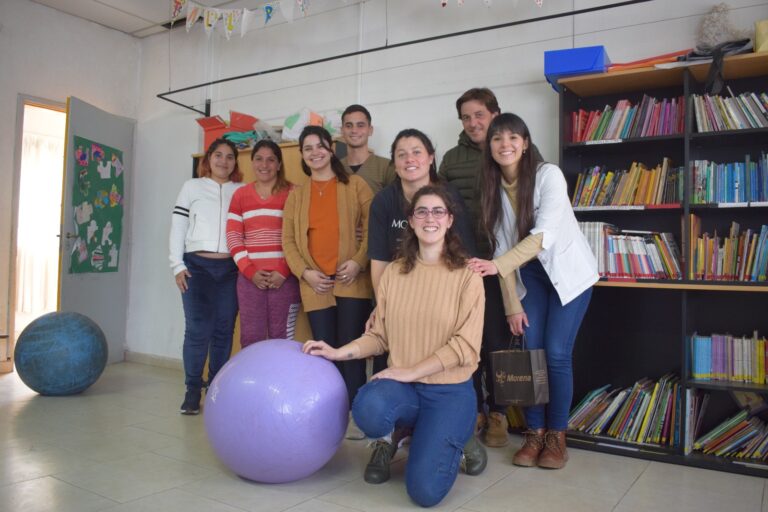 Taller de Gestantes en la biblioteca del Centro Integrador Comunitario