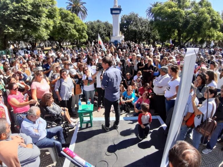 El gobernador bonaerense visita distritos vecinos a Nueve de Julio