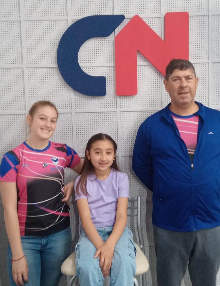 Las patinadoras de El Fortín, orgullo nuevejuliense