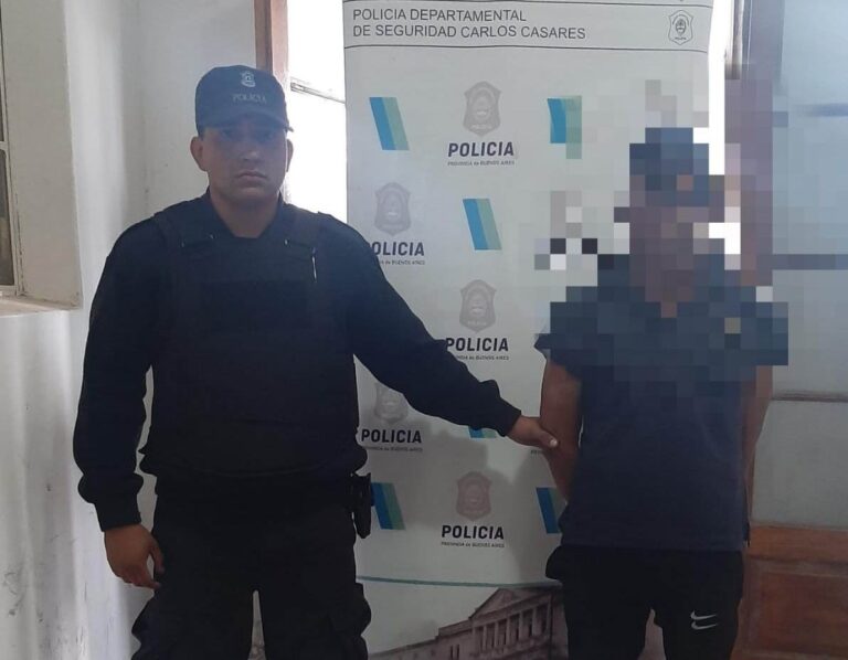 En Carlos Casares un aprehendido por robo, daño y resistencia a la autoridad