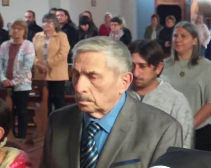 90 años de la Parroquia de Facundo Quiroga, ‘Bubín’ Iriarte, el primer bautizado