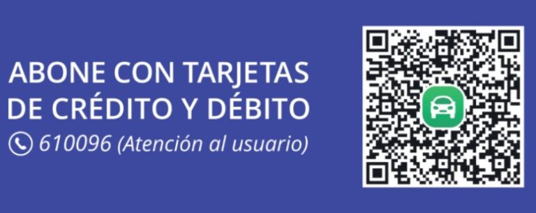 El Estacionamiento Medido se puede pagar mediante código QR