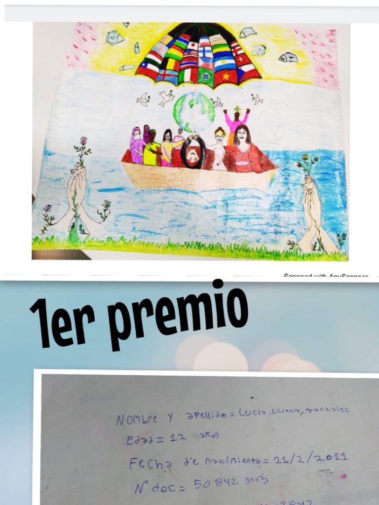 El Club de Leones entregó los premios del concurso ‘Cartel de la Paz’