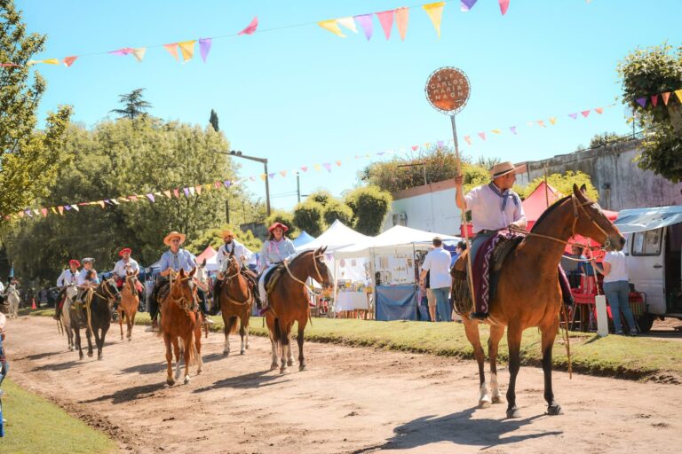 Caros María Naón disfruta de la Fiesta del Choripán y la Bondiola