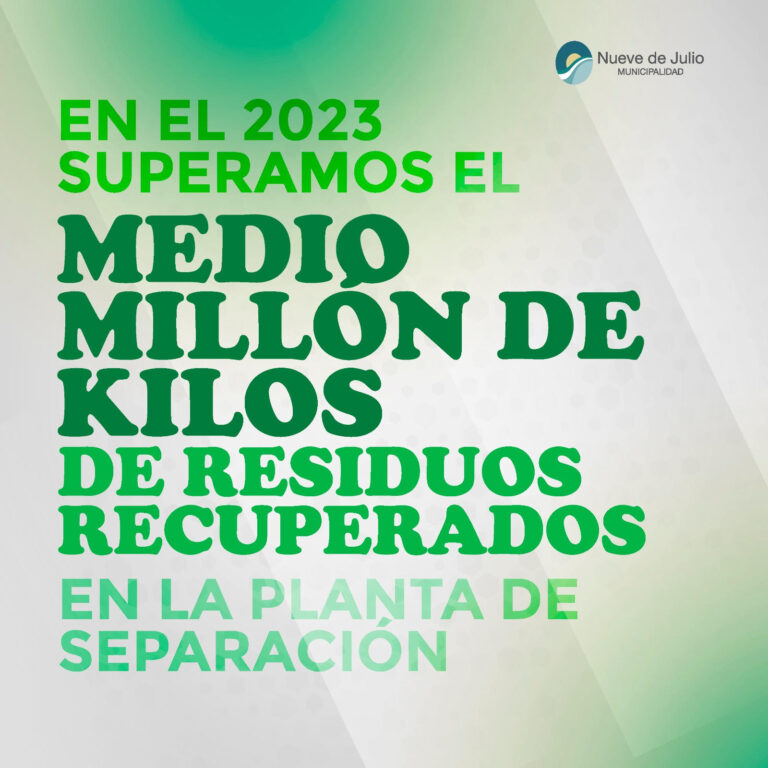 Medio millón de residuos viajaron para ‘nueva vida’ en reciclajes