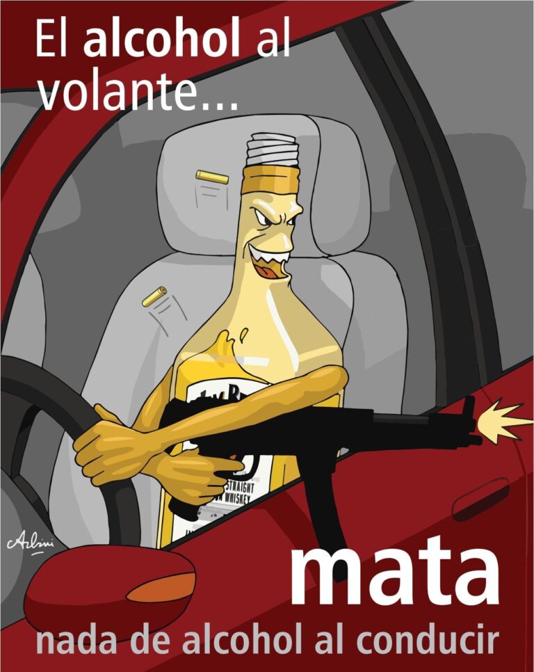 Disfrutemos esta Navidad sin muertes en el tránsito. Nada de alcohol si vas a conducir.