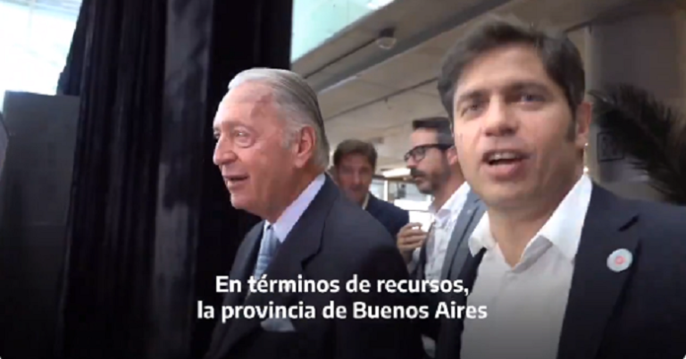 Kicillof: ‘La provincia de Buenos Aires es la más perjudicada en materia de coparticipación’