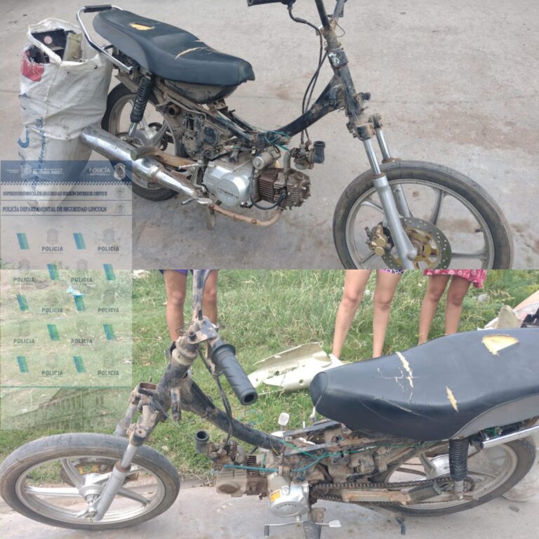 Dos jóvenes roban motos y desde las camaras de seguridad son descubiertos y se recuperan
