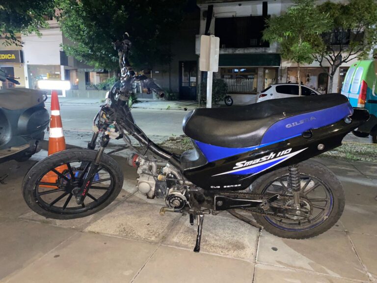 En operativos de tránsito se secuestraron seis motos