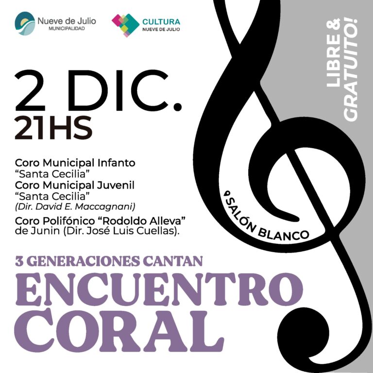 Tres generaciones Cantan en el Palacio Municipal nuevejuliense