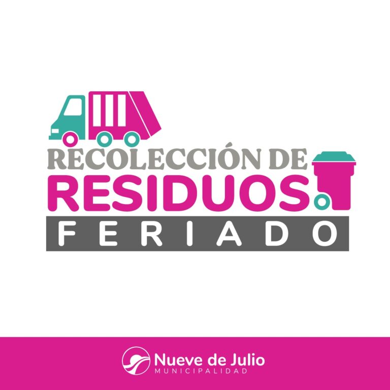 El miércoles 1° de mayo no se recolectarán los residuos