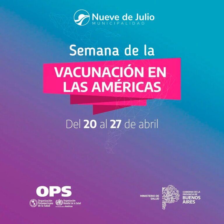 Nueve de Julio adhiere a la campaña de vacunación en la Provincia de Buenos Aires