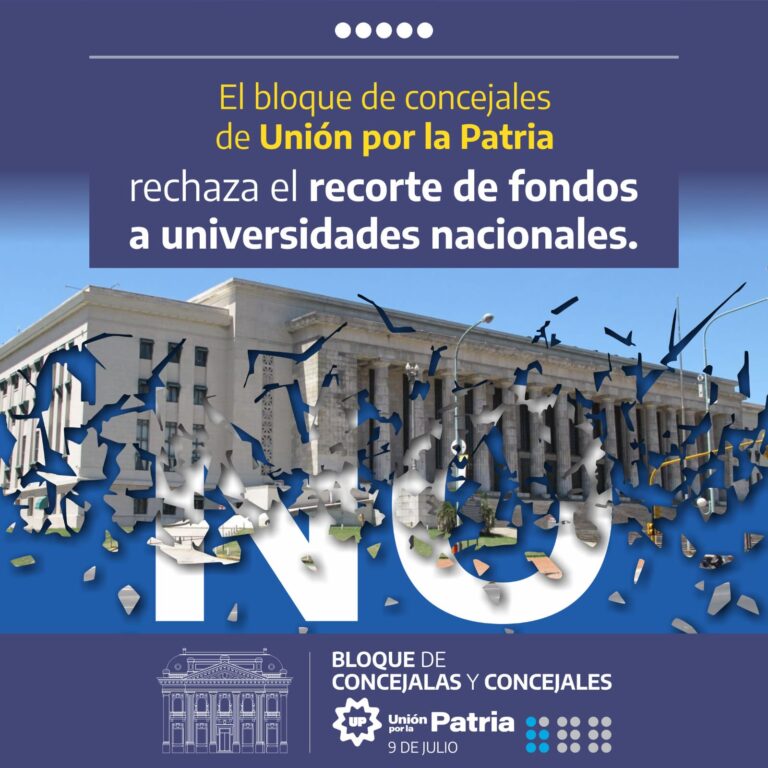 Concejalas de Unión por la Patria del distrito nuevejuliense piden actualización presupuestaria para Universidades Nacionales