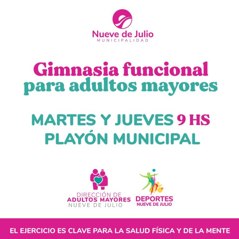 Sigue abierta la convocatoria para la gimnasia funcional en el playón municipal