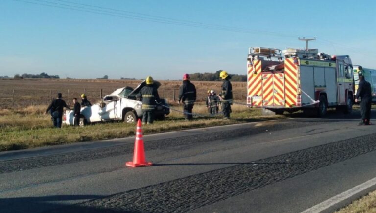 Trágico accidente en la Ruta 188: un fallecido