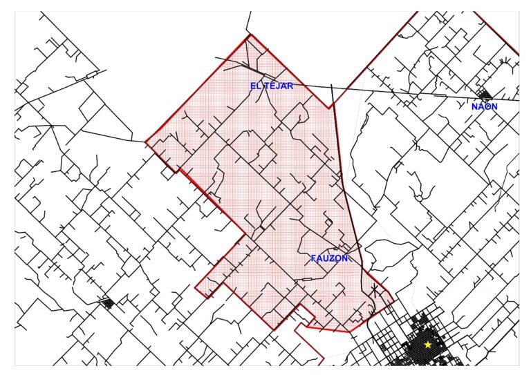 Se programó un corte de energía eléctrica en la zona de Fauzón y El Tejar
