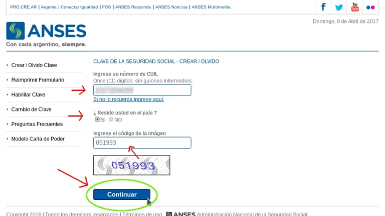 ANSES recuerda que la clave de Seguridad Social es de uso personal