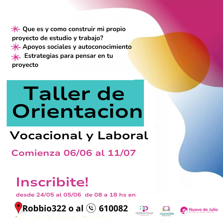 Nuevo Taller de Orientación Vocacional y Laboral en la Universidad Popular