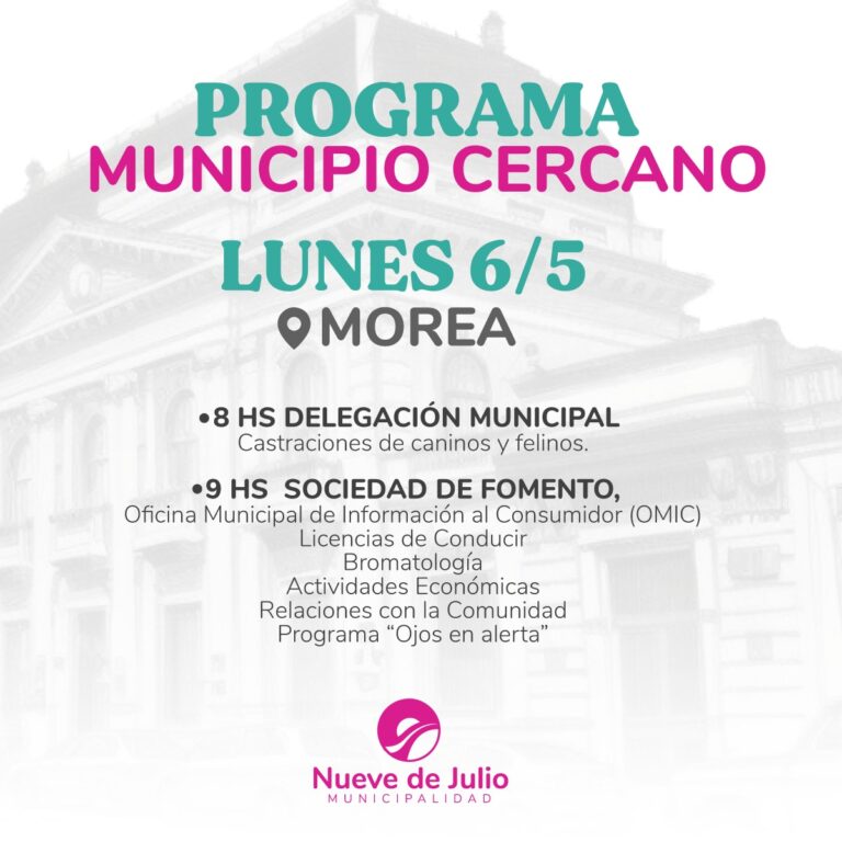 Se pone en marcha el programa “Municipio Cercano” en Morea