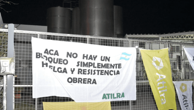 Imputaron a sindicalistas de Atilra el delito de ‘bloquear’ el ingreso a Lácteos Vidal