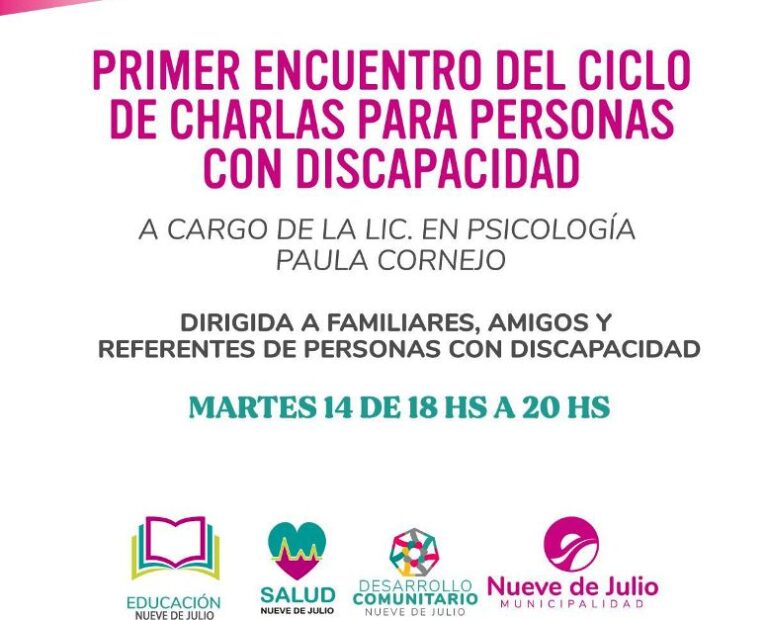 Comienza el ciclo de charlas para personas con discapacidad