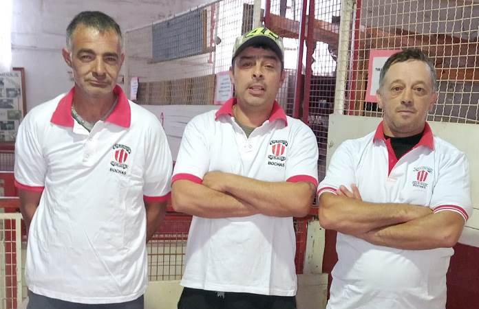 El equipo de Bochas del Club Atlético clasificado para el Torneo Zonal