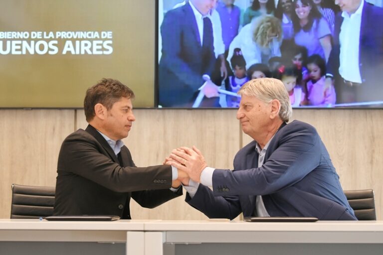 Kicillof y Ziliotto firmaron convenio de cooperación entre las provincias