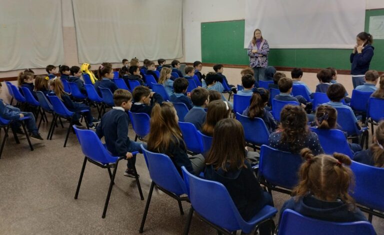 Dirección de Gestión Ambiental: charla en San Agustín con alumnos de la primaria