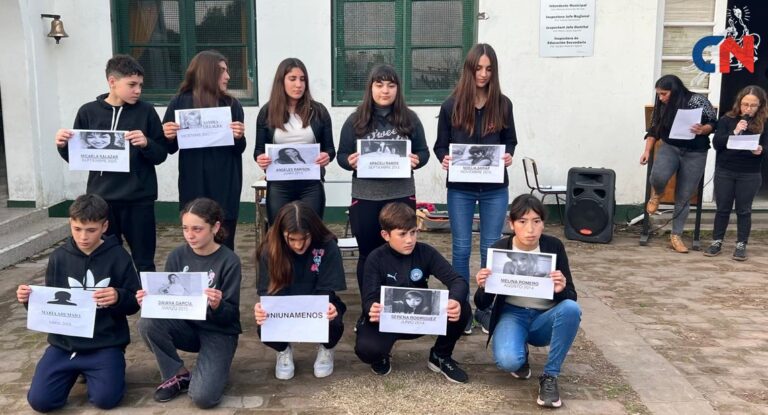 Jornada abierta por ‘Ni Una Menos’ en la secundaria Nº 14 de Morea