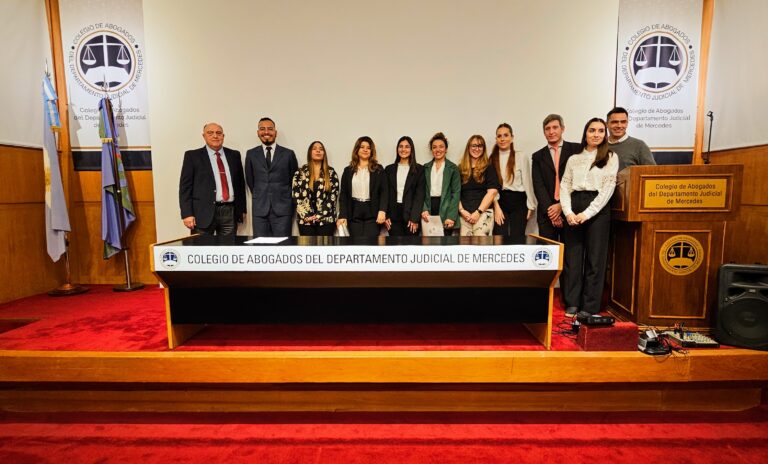 Se matricularon nuevos abogados en el departamento judicial de Mercedes