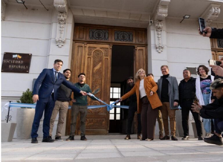 Inauguración del nuevo edificio para la Escuela de Música en Los Toldos