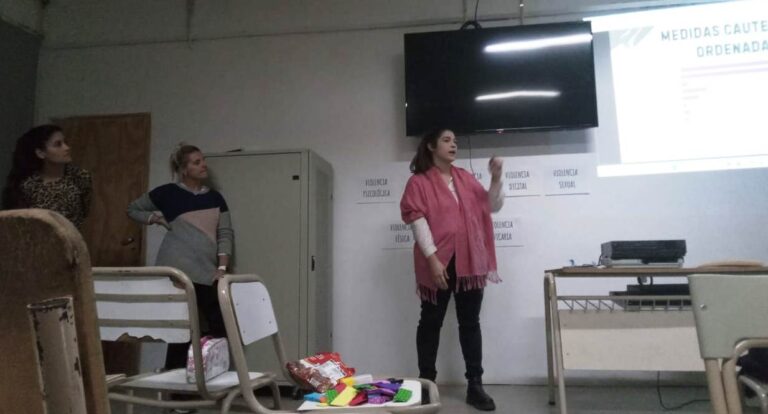 Continúa el trabajo de concientización en el Marco de “Ni una Menos”
