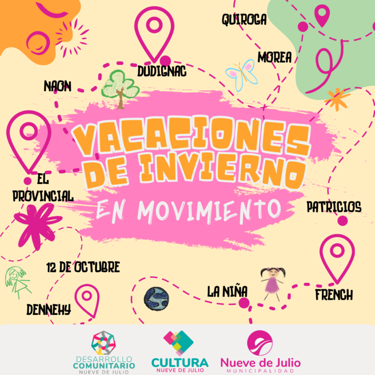 Propuesta gratuita en las localidades: “Vacaciones de invierno en Movimiento”