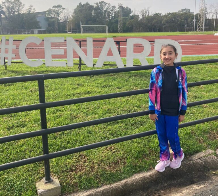 Zoe Bravo, la niña promesa nuevejuliense se unió al equipo nacional en el CeNARD
