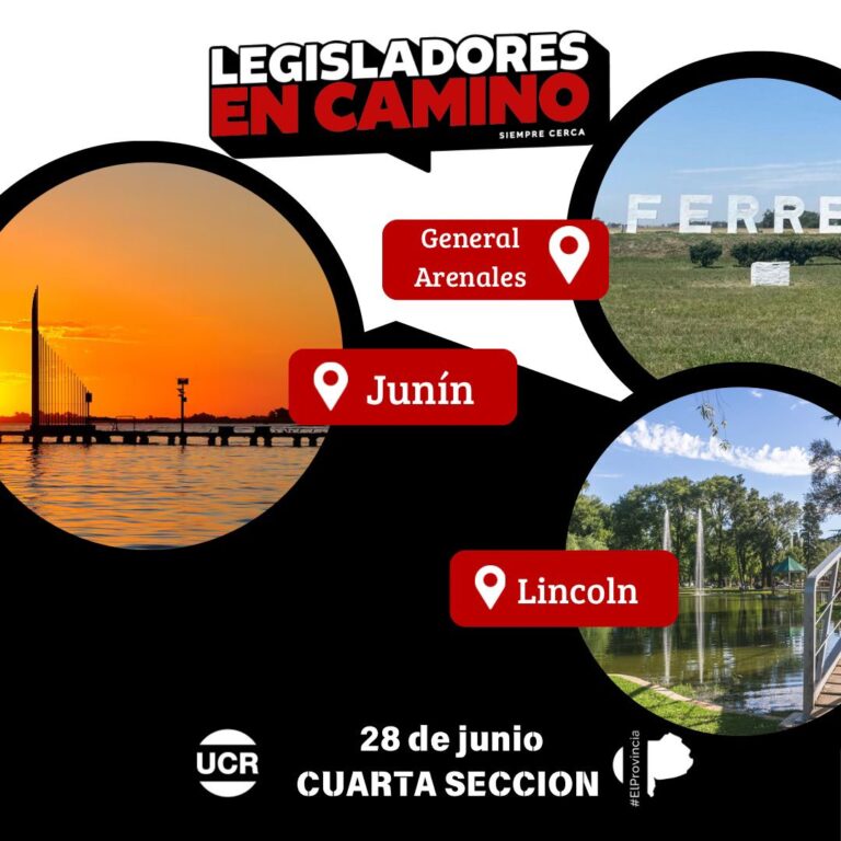 “Legisladores en Camino” de la UCR + Cambio Federal visitarán la Cuarta sección