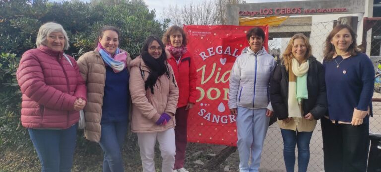 Treinta y dos voluntarios se sumaron a la colecta de sangre en Los Ceibos