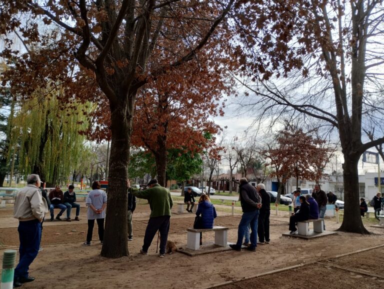 Se disputó la etapa local del tejo en el playón municipal