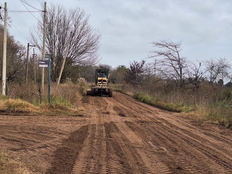 Sigue la reparación de calles en la Localidad de French