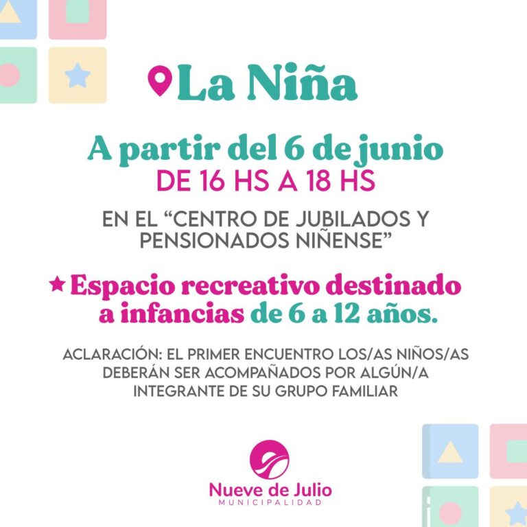 La Niña abre un ‘espacio recreativo destinado a infancias’