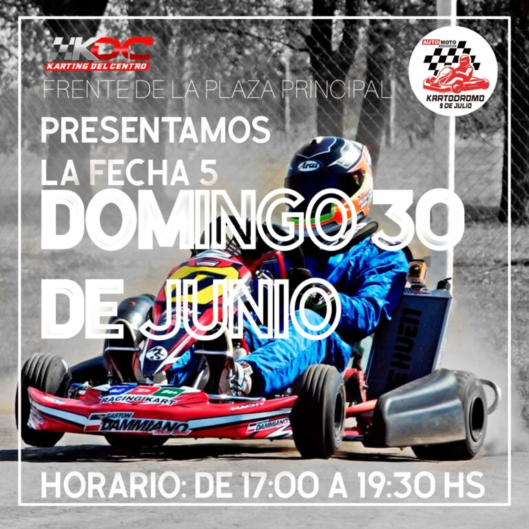 Desde plaza Belgrano se promocionará una competencia de karting del Centro