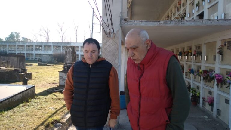 Relevamiento en Facundo Quiroga para obras de infraestructura