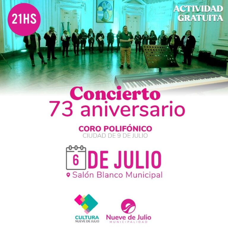 El Coro Polifónico celebra su 73° aniversario