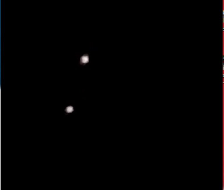 Dos objetos luminosos sobrevolaron la zona de Dudignac