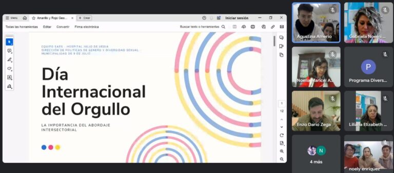 Reunieron virtual para abordar temas cruciales relacionados con la comunidad LGTBIQ+