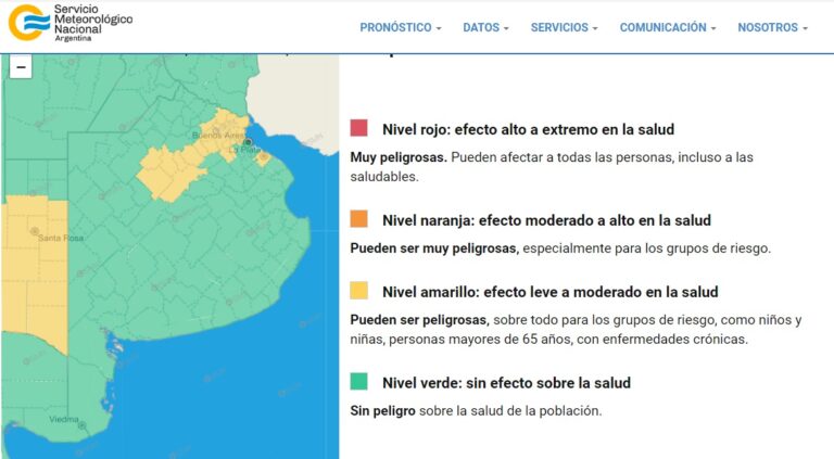 Nueve de Julio está en alerta amarilla por el frío