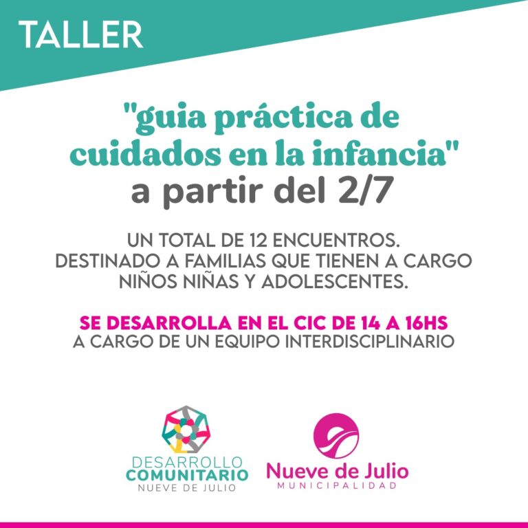 Desarrollo Comunitario impulsa una “Guía práctica de cuidados de la infancia”