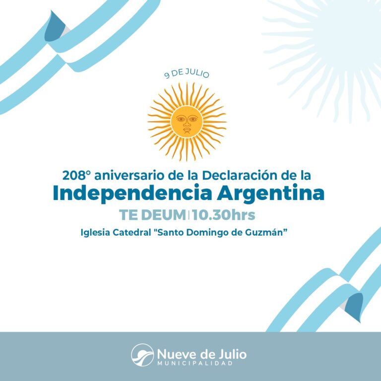 Día de la Independencia: el tradicional Te Deum será el acto central en la celebración