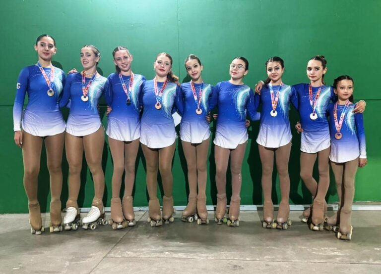 Patinadoras de 9 de Julio y Dudignac hicieron podio en competencias en Mar del Plata