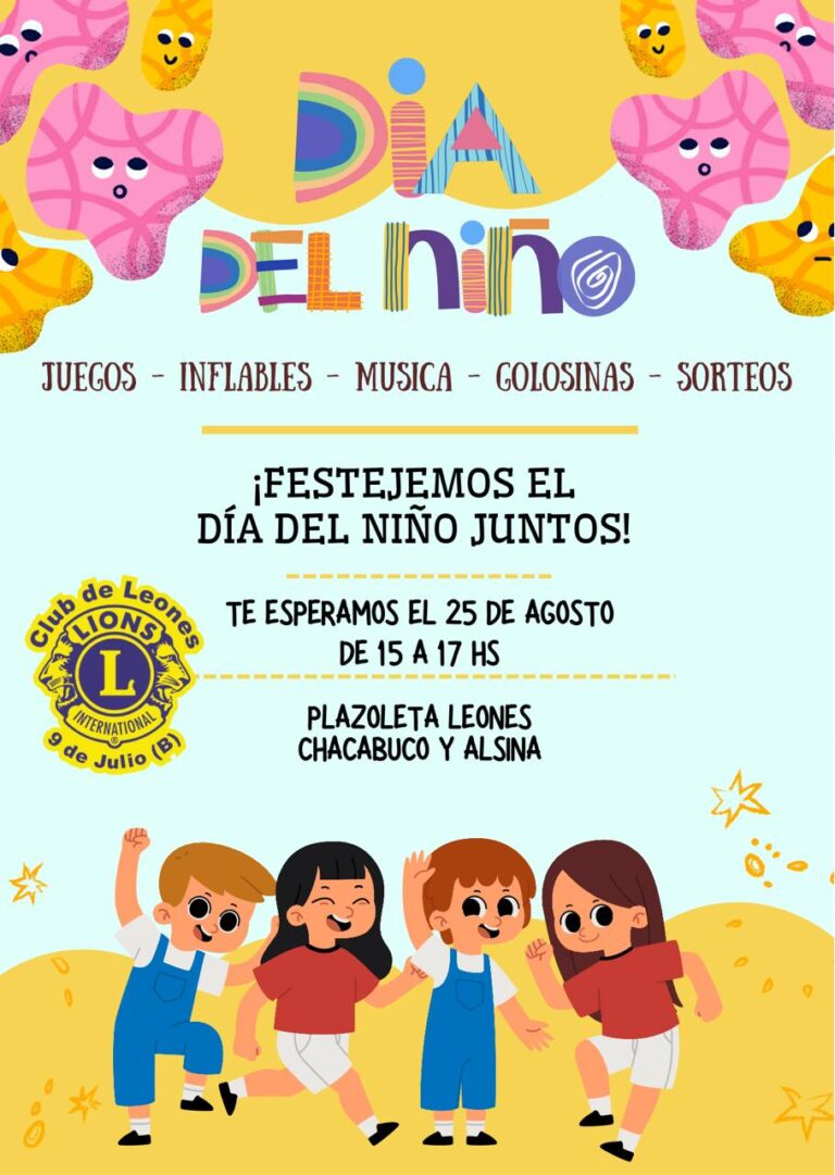 Fiesta Infantil en la plazoleta Leones Nueve de Julio