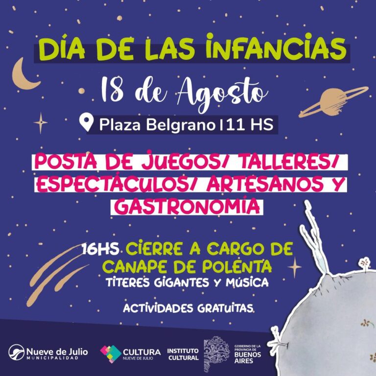 Celebración del Día de las Infancias en la Plaza Belgrano